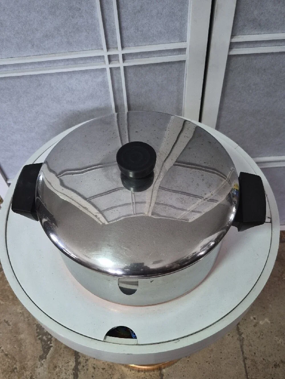 Revere Ware Copper Bottom 4.5 Qt Sauce Pot With Lid
